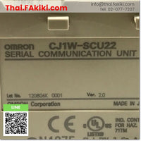(C)Used, CJ1W-SCU22 Serial communication unit, ชุดอุปกรณ์สื่อสารแบบอนุกรม สเปค Ver.2.0, OMRON