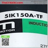 (C)Used, 5IK150A-TF INDUCTION MOTOR, มอเตอร์เหนี่ยวนำ สเปค 3PH AC200-220V 2700r/min ,Dimensions 90mm, ORIENTAL MOTOR