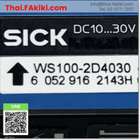 (C)Used, WS100-2D4030 Photoelectronic Sensor, โฟโต้อิเล็กทริค เซ็นเซอร์ สเปค DC10-30V, SICK