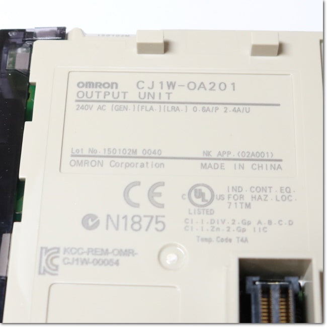 Japan (A)Unused,CJ1W-OA201 トライアック出力ユニット 8点 ,I/O Module,OMRON