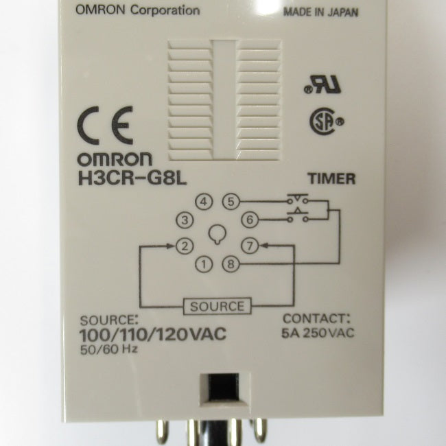 Japan (A)Unused,H3CR-G8L 100V 0.5s-120s ソリッドステート・タイマ