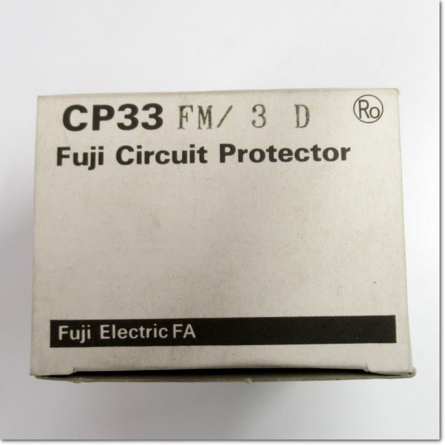 Japan (A)Unused,CP33FM,D 3P 3A サーキットプロテクタ 遅延装置付 ,Circuit Protector  2-Pole,Fuji