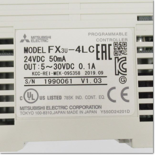 温度調節ブロック FX3U-4LC シーケンサ MELSEC - 5