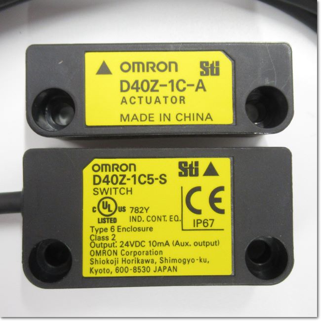 Japan (A)Unused,D40Z-1C5 小形非接触式ドアスイッチ 5m ,Safety (Door / Limit) Switch,OMRON