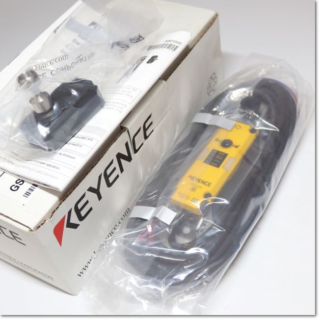 Japan (A)Unused,GS-51N5 セーフティドアセンサ スプリングロック ケーブル引出しタイプ 5m ,Safety (Door /  Limit) Switch,KEYENCE