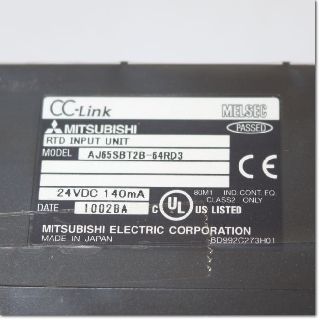 Japan (A)Unused,AJ65SBT2B-64RD3 CC-Link測温抵抗体入力ユニット ,CC-Link / Remote  Module,MITSUBISHI