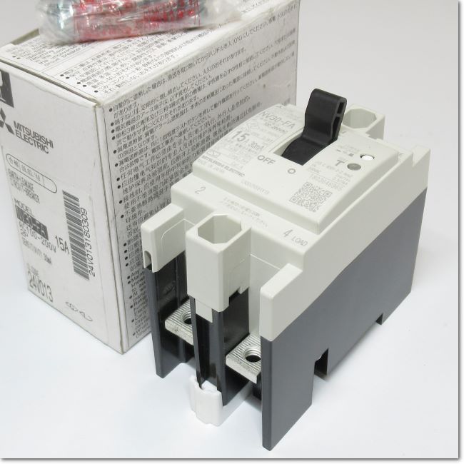 Japan (A)Unused,NV30-FA,2P 15A 30mA 漏電遮断器 ,Earth Leakage Circuit Breaker  2-Pole,MITSUBISHI