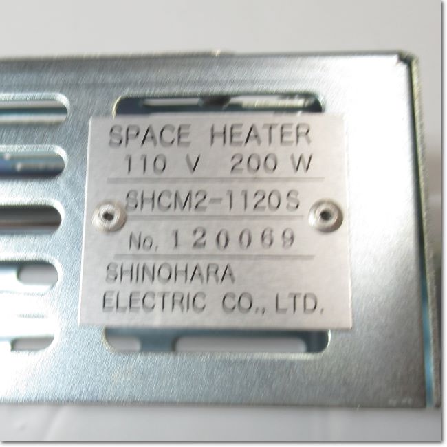 Japan (A)Unused,SHCM2-1120S カバー付スペースヒーター ミニマムタイプ 110V 200W  ,อะไหล่เครื่องจักร,Machine Parts,มือสอง,Secondhand –