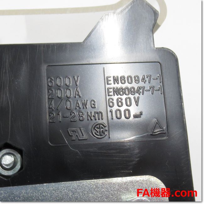 Japan (A)Unused,BN200BW4K ターミナルブロック 大容量形 240A ,อะไหล่
