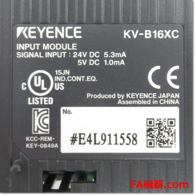 Japan (A)Unused,KV-B16XC 拡張入力ユニット DC入力16点 ネジ端子台