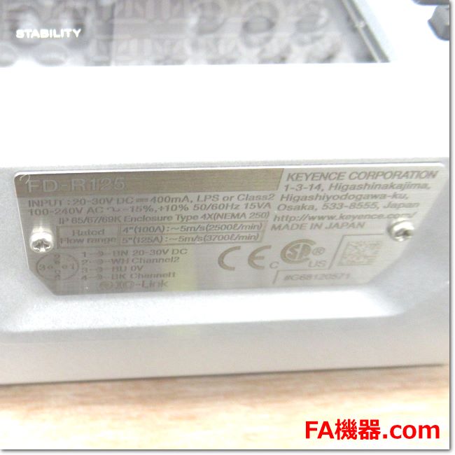 Japan (A)Unused,FD-R125 クランプオン式流量計 100A/125A ,อะไหล่เครื่องจักร,Machine  Parts,มือสอง,Secondhand – Thai.FAkiki.com