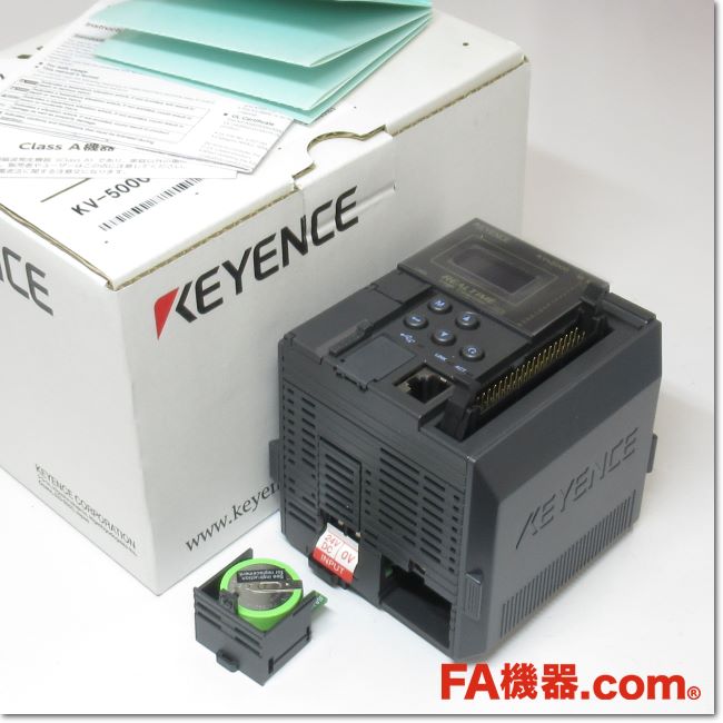 Japan (A)Unused,KV-5000 Ethernet 内蔵 CPUユニット Ver.2.0 ,CPU Module,KEYENCE