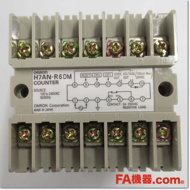 Japan (A)Unused,H7AN-R6DM 電子式プリセットカウンタ AC100-240V 6桁 DIN72×72mm  ,Counter,OMRON