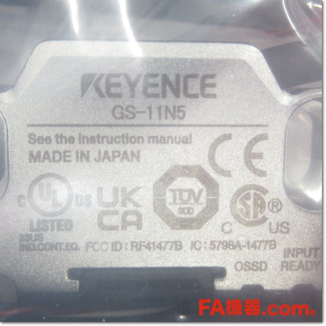 Japan (A)Unused,GS-11N5 セーフティドアセンサ 非接触 ケーブル引出しタイプ 5m,Safety (Door / Limit)  Switch,KEYENCE