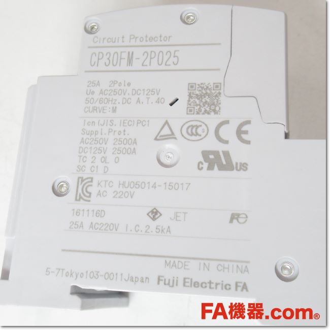 Japan (A)Unused,CP30FM-2P025 サーキットプロテクタ 2P 25A,อะไหล่