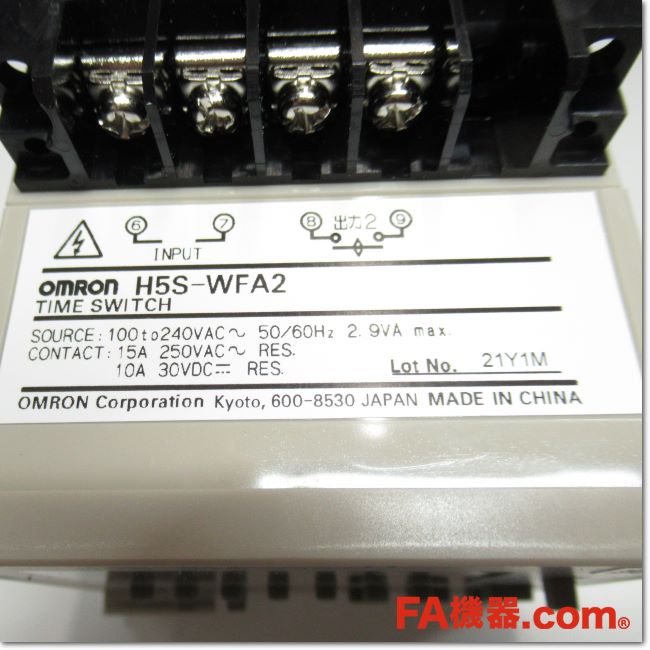 Japan (A)Unused,H5S-WFA2 デジタル・タイムスイッチ 週間制御 AC100-240V  [2021年製],อะไหล่เครื่องจักร,Machine Parts,มือสอง,Secondhand –