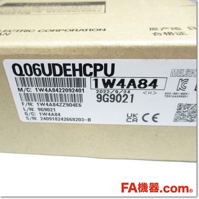 ユニバーサルモデルQCPU Q06UDEHCPU - 1