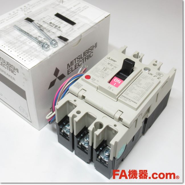 Japan (A)Unused,NF32-SV 3P 15A AL.AX-1LS ノーヒューズ遮断器 警報