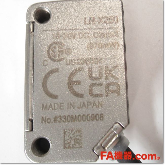 Japan (A)Unused,LR-X250 CMOSレーザセンサ 標準 ケーブルタイプ  N.O.／N.C.切換式,อะไหล่เครื่องจักร,Machine Parts,มือสอง,Secondhand –  Thai.FAkiki.com