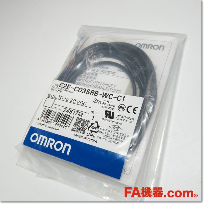 Japan (A)Unused,E2E-C03SR8-WC-C1 2m 小径タイプ近接センサ 直流3線式 