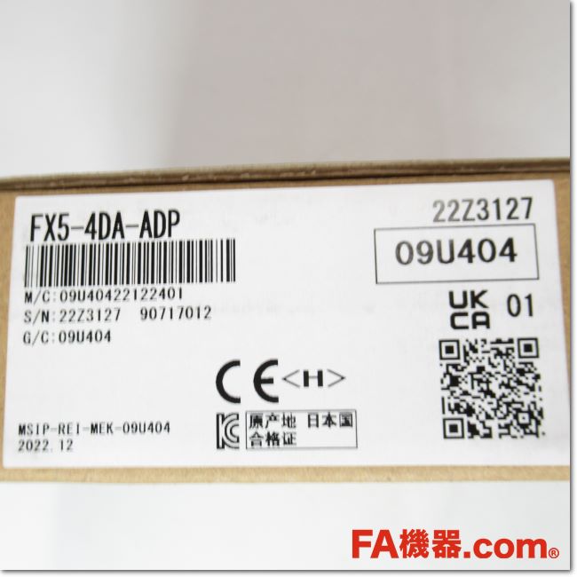 Japan (A)Unused,FX5-4DA-ADP アナログ出力拡張アダプタ ヨーロッパ端子台タイプ,อะไหล่เครื่องจักร ...
