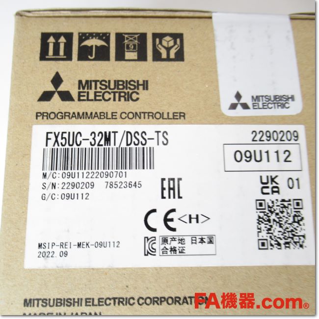 Japan (A)Unused,FX5UC-32MT/DSS-TS CPUユニット,อะไหล่เครื่องจักร