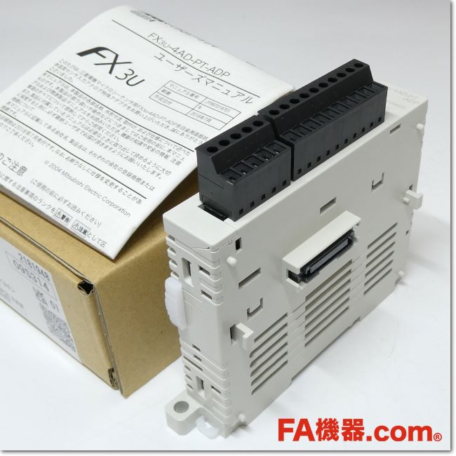 シーケンサ用/温度センサーアダプター/FX3U-4AD-PT-ADP/三菱電機 三菱