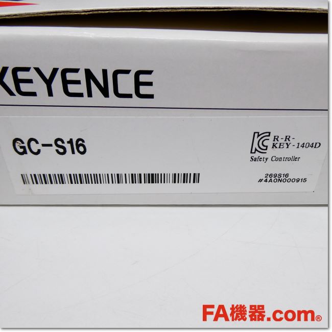 Japan (A)Unused,GC-S16 セーフティコントローラ 安全入力ユニット,Safety Module / I / O  Terminal,KEYENCE