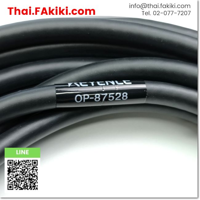 A)Unused, OP-87528 Control cable ,สายเคเบิลควบคุม สเปค ,KEYENCE – 