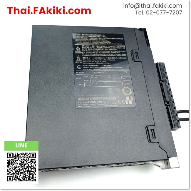 C)Used, SV2-010L2 Servo Amplifier ,ชุดควบคุมการขับเคลื่อนเซอร์โว ส