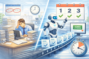Reduce monthly payment processing from 2 weeks to 3 days with RPA