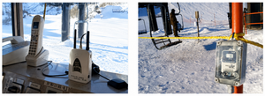 รีสอร์ตสกี Kusatsu Kokusai ตรวจวัดอุณหภูมิบนลานสกีจากระยะไกลด้วย Data Logger