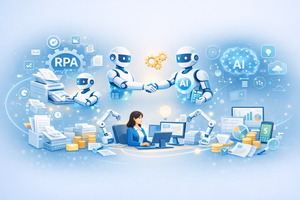 What is the difference between RPA and AI?
