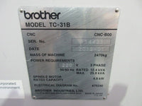 TC-31B MACHINING CENTER ,BROTHER