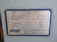 SB-16 TYPE C NC AUTOMATIC LATHE ,STAR MICRONICS