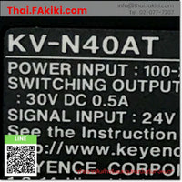 (C)Used, KV-N40AT Programmable logic controller, โปรแกรมเมเบิลลอจิกคอลโทรลเลอร์ สเปค AC100-240V, KEYENCE