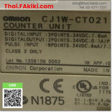 (C)Used, CJ1W-CT021 Counter unit, เคาน์เตอร์ยูนิต สเปค 2ch, OMRON