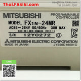 (D)Used*, FX1N-24MR PLC Main Module, พีแอลซียูนิตหลัก สเปค AC100-240V, MITSUBISHI