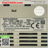 (D)Used*, FX3S-14MR/ES PLC Main Module, พีแอลซียูนิตหลัก สเปค AC100-240V, MITSUBISHI