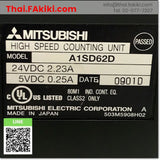 (D)Used*, A1SD62D High Speed Counting Module, โมดูลการนับความเร็วสูง สเปค DC24V, MITSUBISHI