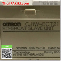 (C)Used, CJ1W-ECT21 EtherCAT slave Module, โมดูล EtherCAT สเปค Ver1.0, OMRON