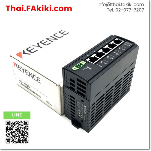 (C)Used, NE-Q05 EtherNet/IP compatible Ethernet switch 5 ports, สวิตช์อีเทอร์เน็ตที่รองรับ EtherNet/IP 5 พอร์ต สเปค -, KEYENCE