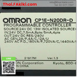 (C)Used, CP1E-N20DR-D CPU Module, ซีพียูโมดูล สเปค DC24V Ver.1.3, OMRON