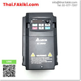 (C)Used, VFD022CB43A-21 INVERTER, อินเวอร์เตอร์ สเปค 3PH AC380-480V 2.2kw, DELTA