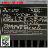 (C)Used, FR-D740-1.5K Inverter, อินเวอร์เตอร์ สเปค 3PH AC400V, MITSUBISHI