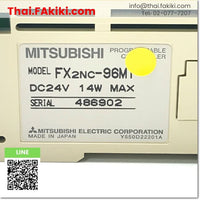 (D)Used*, FX2NC-96MT PLC Main Module, พีแอลซียูนิตหลัก สเปค DC24V 14W, MITSUBISHI