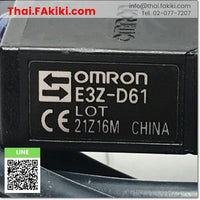 (C)Used, E3Z-D61 Photoelectronic Sensor, โฟโต้อิเล็กทริค เซ็นเซอร์ สเปค 1.7m, OMRON