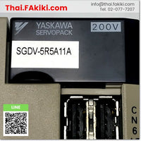 (C)Used, SGDV-5R5A11A Servo Pack, เซอร์โวแพ็ค สเปค 3PH AC200V 0.75kw, YASKAWA