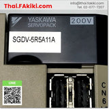 (C)Used, SGDV-5R5A11A Servo Pack, เซอร์โวแพ็ค สเปค 3PH AC200V 0.75kw, YASKAWA