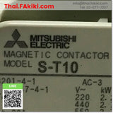 (C)Used, S-T10 Electromagnetic Contactor, แมกเนติกคอนแทคเตอร์ สเปค AC200-240V 1a, MITSUBISHI